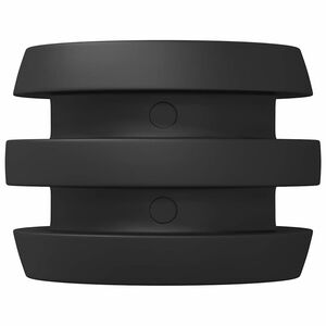 vidaXL Tavolo da Calcio Paracolpi 3 x 3 x 2 cm Asta 16 pcs Nero