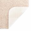 vidaXL Tappeto Shaggy Antiscivolo Crema 120 x 120 cm PP