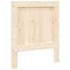 vidaXL Testiera 90x104 cm in Legno Massello di Pino