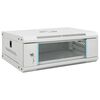 vidaXL Armadietto di Rete a Parete 4U da 19" IP20 53x40x21 cm