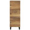 vidaXL Credenza con 3 Ante 40x33x110 cm Legno Massello Mango e Ferro