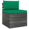 vidaXL Set Divani da Giardino su Pallet 8 pz con Cuscini Massello Pino