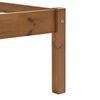 vidaXL Giroletto senza Materasso Ambrato 180x200 cm in Legno di Pino