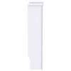 vidaXL Copertura per radiatori 2 pcs Bianco 205 x 20,5 x 81,5cm