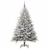vidaXL Albero di Natale Artificiale Pre-illuminato con Set di Palline