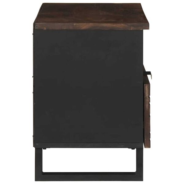 vidaXL Unità TV con cassetto Noce 80 x 33 x 46 cm Legno multistrato