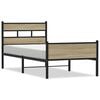 vidaXL Giroletto senza Materasso Rovere Sonoma 90x200 cm in Truciolato