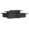 vidaXL Tavolini da Salotto 2 pz Grigi 111,5x50x33 cm Legno Multistrato