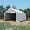 vidaXL Tenda Capannone in PVC 550 g/m&sup2; 4x6 m Bianco