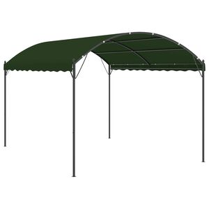 vidaXL Gazebo 4 x 3 x 2,6 m Verde Poliestere e Acciaio