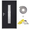 vidaXL Porta Ingresso Antracite 98x190 cm in PVC
