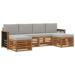 vidaXL Set divani Legno di Acacia Massello