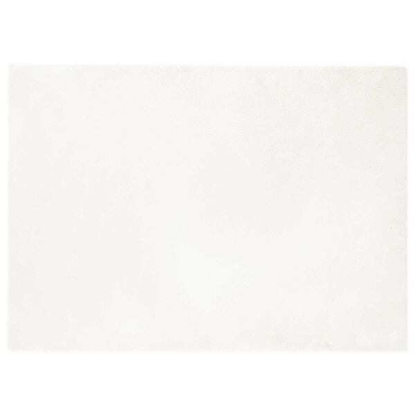 vidaXL Tappeto in Pelliccia Sintetica di Coniglio Olite Crema