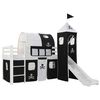 vidaXL Letto a Castello per Bambini Scivolo e Scala in Pino 97x208cm
