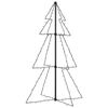 vidaXL Albero di Natale a Cono 160 LED per Interni Esterni 78x120 cm