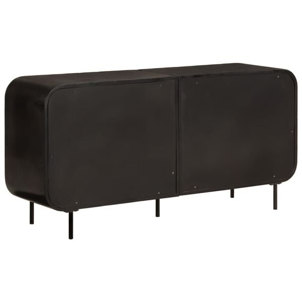 vidaXL Credenza 140x35x70 cm in Legno Massello di Recupero e Metallo
