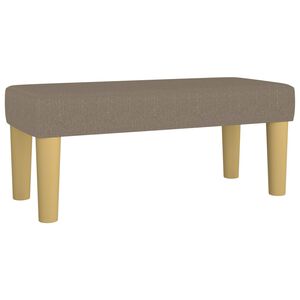 vidaXL Panca Tortora 70x30x30 cm in Tessuto