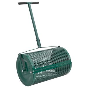 vidaXL Spandiconcime 75L Verde &Oslash;40x60 cm in Acciaio