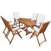 vidaXL Set di Mobili Marrone legno