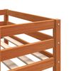 vidaXL Giroletto per Bambini Marrone Cera 90x190cm Legno Massello Pino
