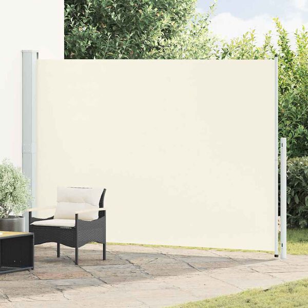 vidaXL Tenda Laterale Retrattile per Patio 200x300 cm Crema