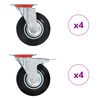 vidaXL Ruote Girevoli 8 pz 125 mm