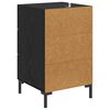 vidaXL Armadio da Notte Rovere Nero 40 x 40 x 66 cm Legno multistrato