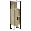 vidaXL Mobile da Bagno Rovere Sonoma 33x33x120,5 cm Legno Multistrato