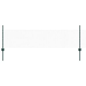 vidaXL Recinzione esagonale con palo 50 x 0,5 m Verde Rete