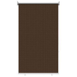 vidaXL Tenda a Rullo Esterno Blocco UV 90% Marrone 80 x 230 cm HDPE