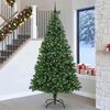 vidaXL Albero di Natale artificiale con 300 LED Verde 240 cm