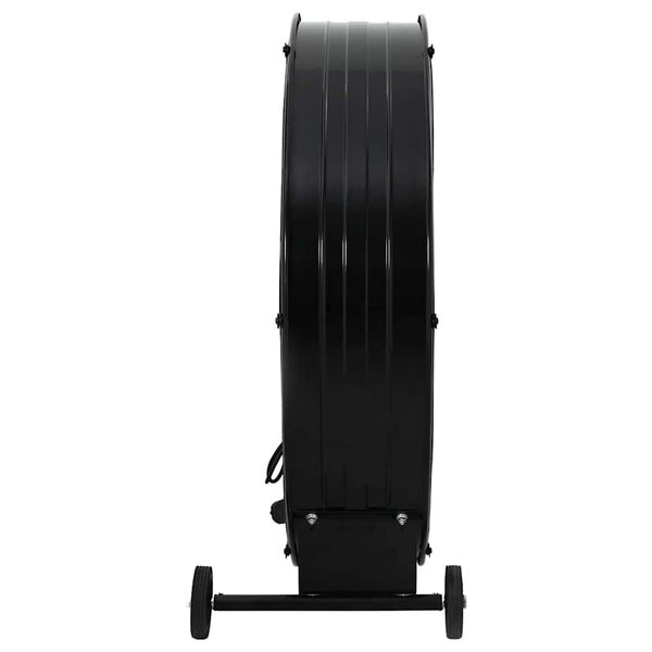 vidaXL Ventilatore a Tamburo Industriale 77 cm 187,7 W Nero