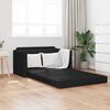 vidaXL Divano letto Nero 124 x 71 x 78 cm Velluto