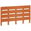 vidaXL Testiera Marrone Cera 150 cm in Legno Massello di Pino