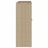 vidaXL Armadio con lo scaffale Beige 100 x 36 x 102 cm Rattan