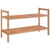 vidaXL Scarpiera 69x27x41 cm in Legno Massello di Noce