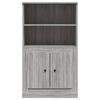 vidaXL Credenza Grigio Sonoma 60x35,5x103,5 cm in Legno Multistrato
