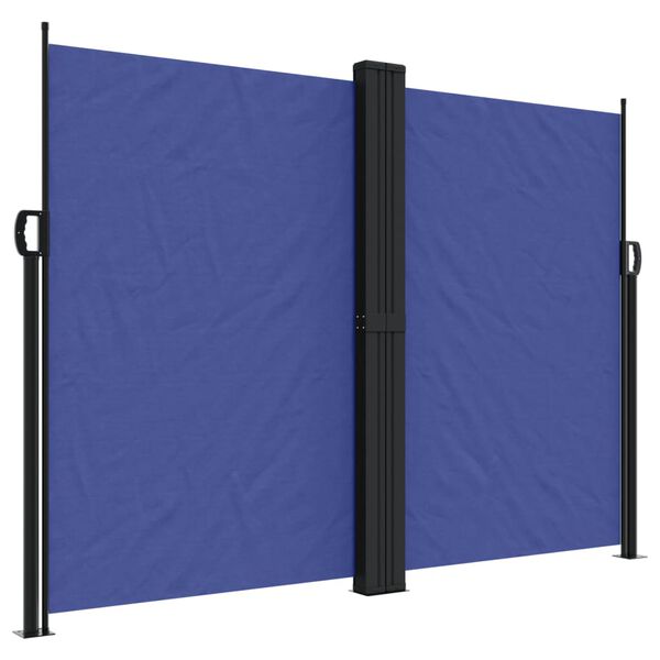 vidaXL Tenda da Sole Laterale Retrattile Blu 180x1000 cm
