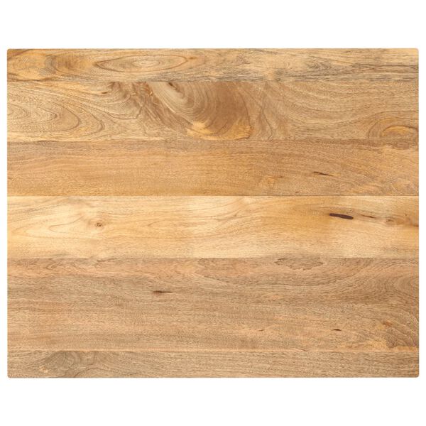 vidaXL Piano per Tavolo 110x80x3,8cm Rettangolare Legno Massello Mango