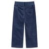 Pantaloni da Bambino in Velluto a Coste Blu Marino 128