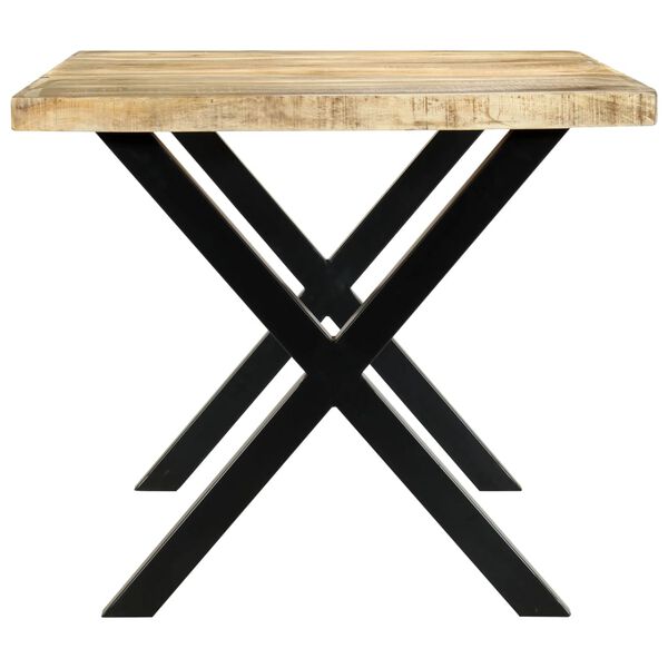 vidaXL Tavolo da Pranzo 180x90x76 cm in Legno Massello di Mango