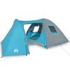 vidaXL Tenda da Campeggio a Cupola per 4 Persone Blu Impermeabile