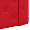 vidaXL Testata appesa Rosso 170 x 55 x 5 cm Pelle Sintetica