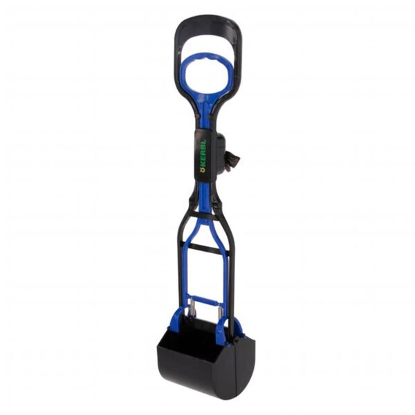 Kerbl Paletta Escrementi Animali Maxi Clean Up 71x13x14 cm Blu e Nero