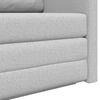 vidaXL Divano letto 110cm Grigio Nuvola Tessuto