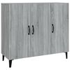 vidaXL Credenza Grigio Sonoma 90x34x80 cm in Legno Multistrato
