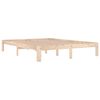 vidaXL Giroletto in Legno Massello 150x200 cm King Size