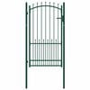 vidaXL Cancello della recinzione con punte EMMEN 104 x 134,5 cm