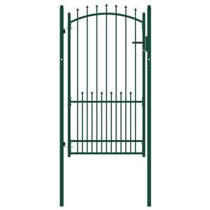 vidaXL Cancello della recinzione con punte EMMEN 104 x 134,5 cm
