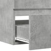 vidaXL Mobile Lavabo Grigio Cemento 90x38,5x45 cm in Legno Multistrato